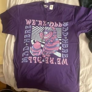 Disney Medium purple cat from Alice in wonderland t shirt women’s